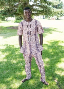 Ibdun showing his Nigerian style!
